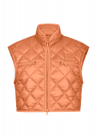 Boxy vest in a quilted look