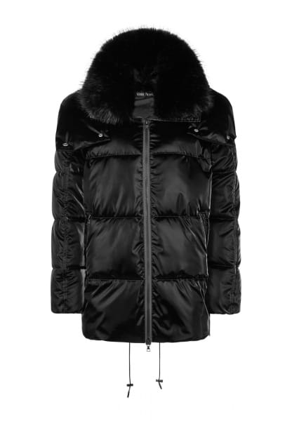 Puffer-Jacke aus schimmernder Optik