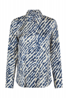 Shirt blouse with watercolor print