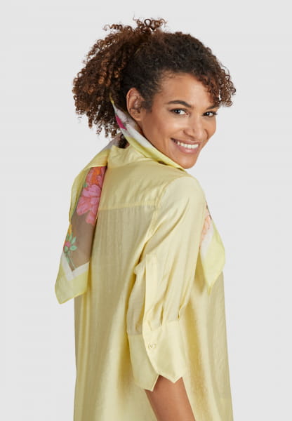 Shirt blouse in silky modal