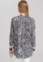 Blouse in zebra print