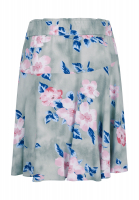 Skirt with batik flower print