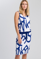 Jersey dress with text printing