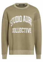 Sweatshirt mit Logo-Applikation
