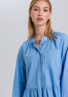 Midi dress in blouse-shirt-look
