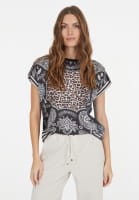 Blusen-Shirt mit Foulard-Print
