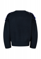 Sweater with sequin embroidery