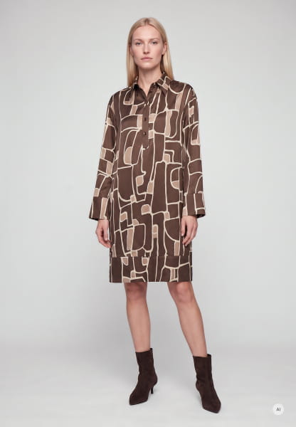 Kleid mit Grafikprint