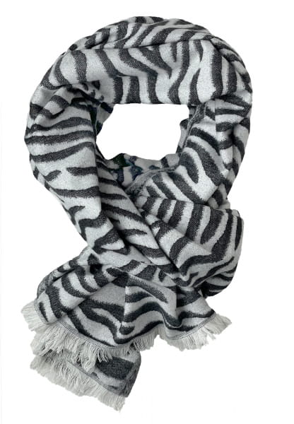 Animallook jacquard scarf