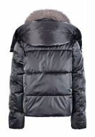 Puffer-Jacke aus schimmernder Optik