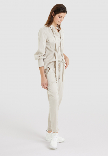 Jogging style pants in sustainable Tencel blend with Silk Touch