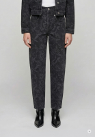 Barrel Fit Jeans mit Laserprint
