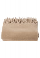 Fringe scarf made from recycled wool