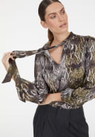 Bluse mit Snake Print