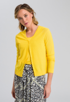 Basic cardigan with fine structure