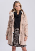 Parka with soft teddy lining