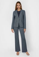 Patterned jacquard blazer