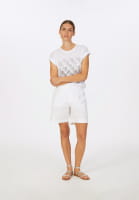 Shorts in shimmering fine twill