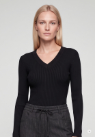 Sweater in sparkling rib knit
