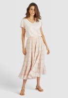 Tiered skirt in silky modal