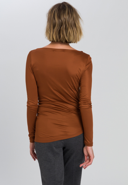 Shirt With asymmetrical draping