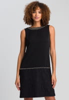 Dress with rivet embroidery