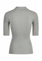 Ribbed turtleneck sweater