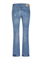 Cropped flared jeans with comfort stretch