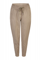 Textured cotton trousers