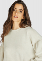 Sweatshirt with overcut shoulders