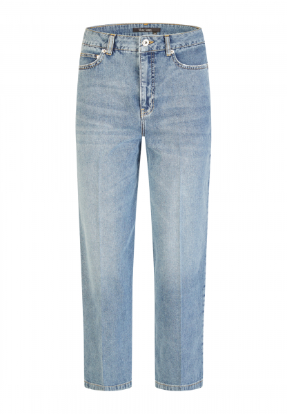 Cropped jeans with straight fit