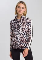 Sports jacket with leo print