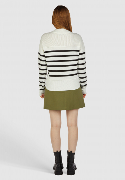 Striped look sweater
