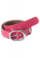 Belt made of pink leather