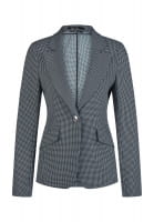 Patterned jacquard blazer