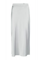 Stretch satin maxi skirt