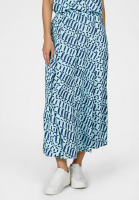 Midi skirt with graphic print