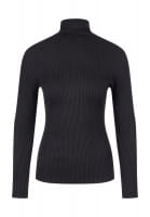 Knitted turtleneck in ribbed look