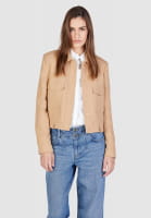 Structured jacket with breast pockets