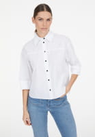 Cotton shirt with 3/4 sleeves