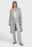 Tweed-look coat in a virgin wool blend