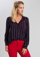 Hemdbluse aus Streifenprint