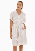 Shirt blouse dress with camouflage design