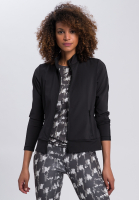 Sports jacket with glossy motto print