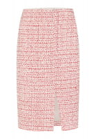 Tweed midi skirt