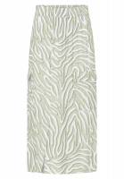 Printed cargo skirt
