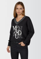 Pullover mit Motto-Print