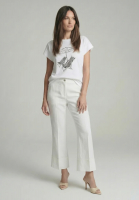 Flared pants made from Lyocell twill