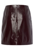 Skirt in vegan patent leather