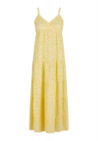 Spaghettikleid mit Lochstickerei